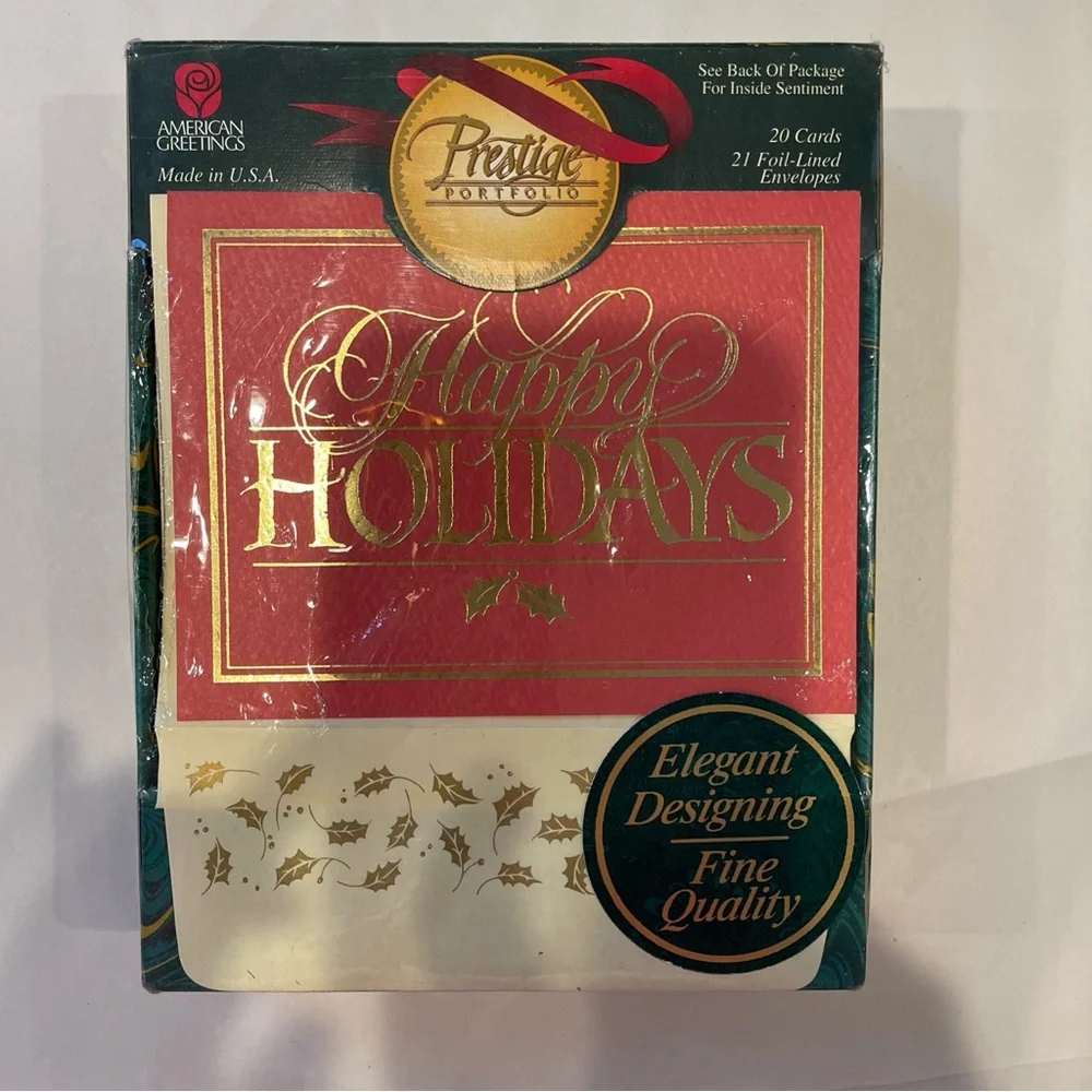 American Greetings elegant holiday